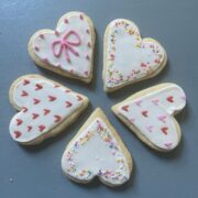 Iced Valentine Biscuits